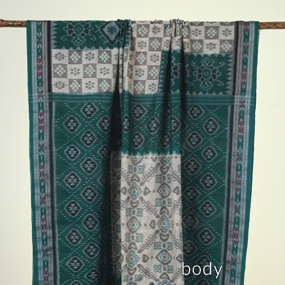 Sambalpuri Handloom Ikat Silk-Cotton Saree from Odisha