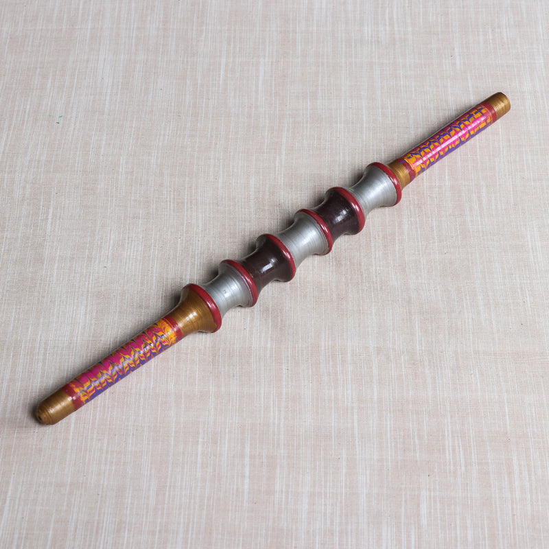 Handmade Kutch Lacquered Wooden Shakarpara Roller (Cutter)