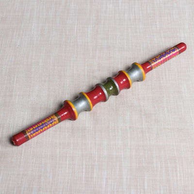 Handmade Kutch Lacquered Wooden Shakarpara Roller (Cutter)
