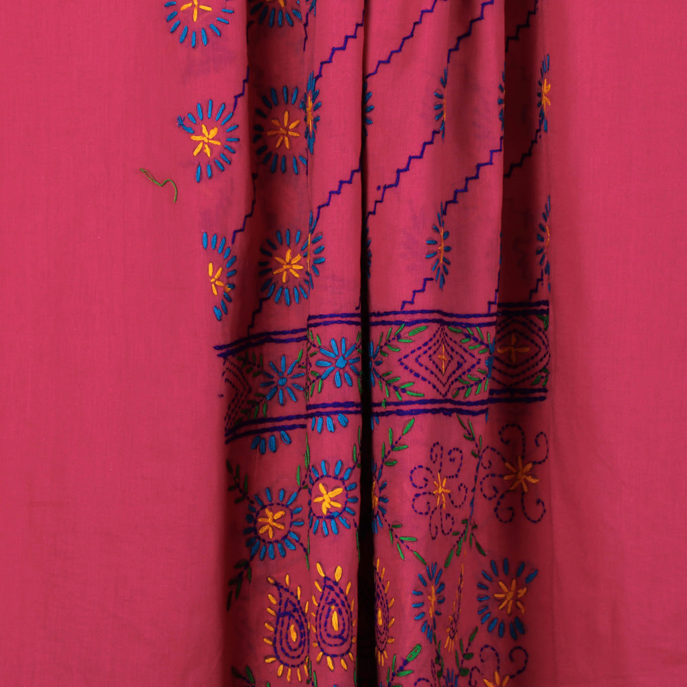 Ranihati Cotton Chapa Work Tagai Phulkari Embroidery Unstitched Salwar