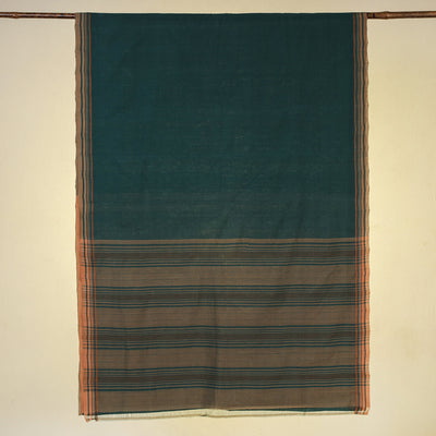 Mangalagiri Krishna Handloom Muthulu Stripe Cotton Saree by DAMA