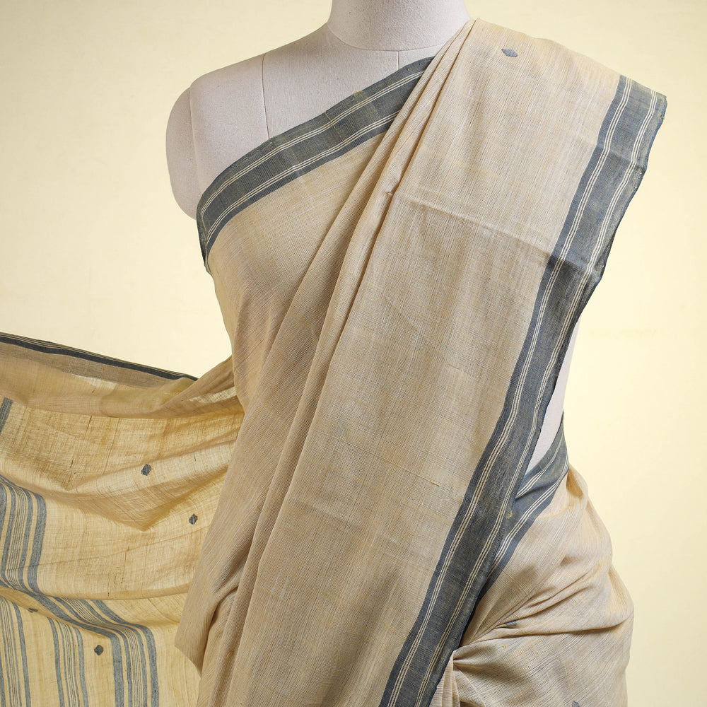 Srikakulam Handloom Jamdani Buti Cotton Saree by DAMA