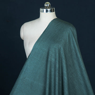 Deep Sea Green - Vidarbha Handloom Pure Tussar x Katia Silk Fabric