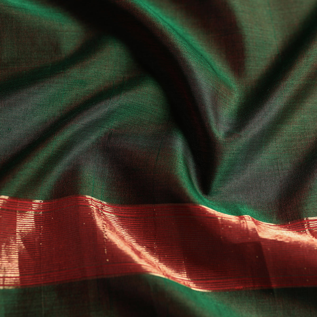 Traditional Maheshwari Silk Handloom Zari Work Stole