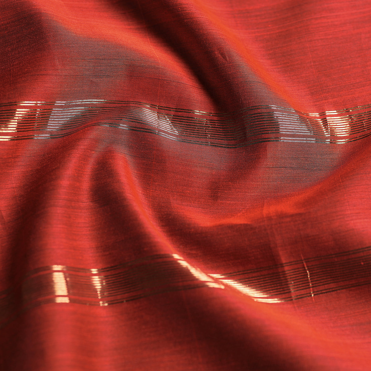 Traditional Maheshwari Silk Handloom Zari Work Stole