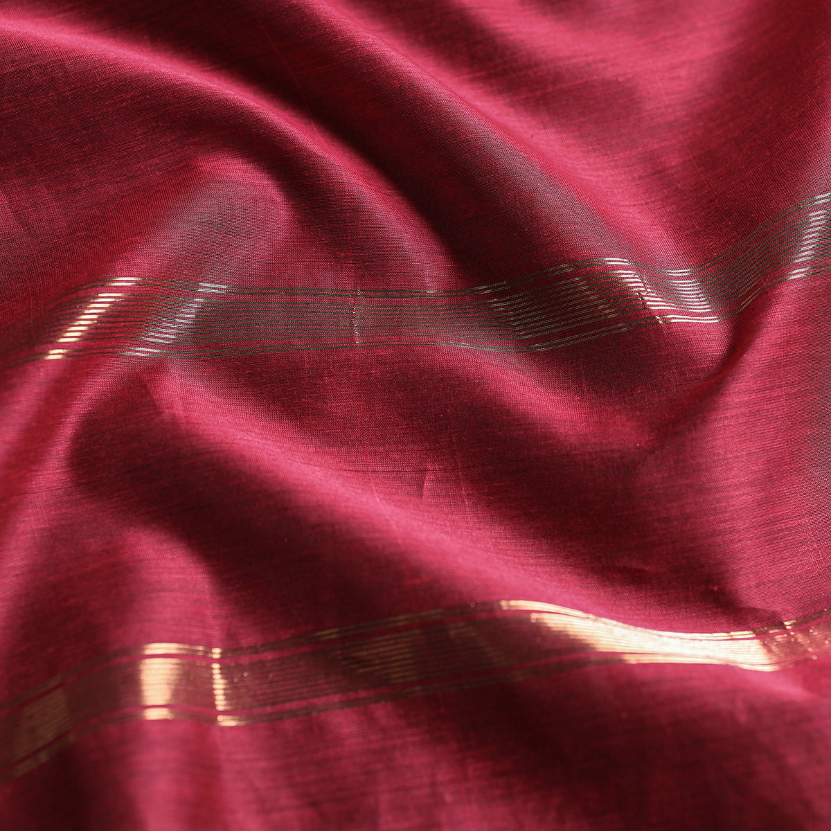 Traditional Maheshwari Silk Handloom Zari Work Stole