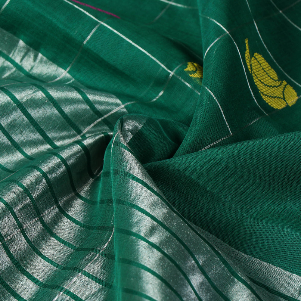 Traditional Venkatagiri Pure Handloom Silk Cotton Zari Weave Saree