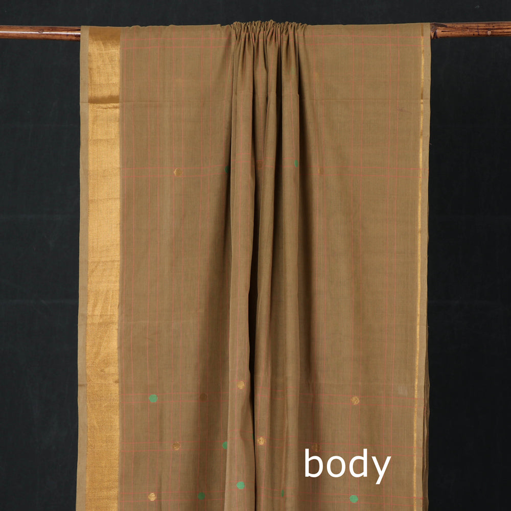 Traditional Venkatagiri Pure Handloom Cotton Buti Saree