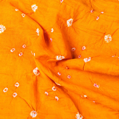 Kutchi Bandhani Tie-Dye Soft Cotton Fabric