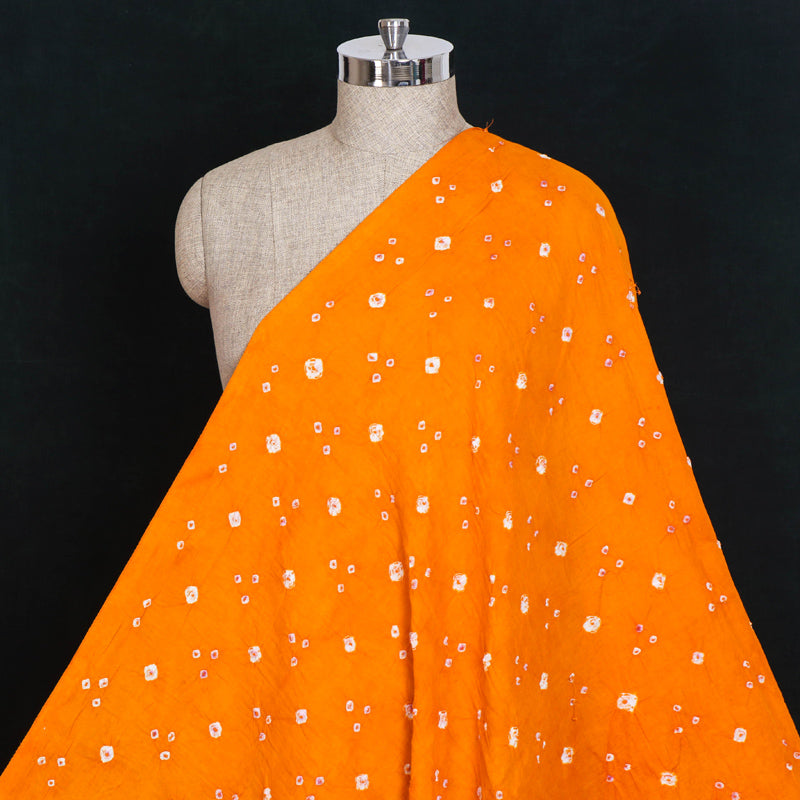 Kutchi Bandhani Tie-Dye Soft Cotton Fabric