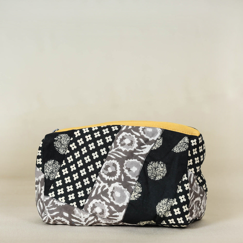 Patchwork Small Cosmetic/Toilet Pouch by Jugaad