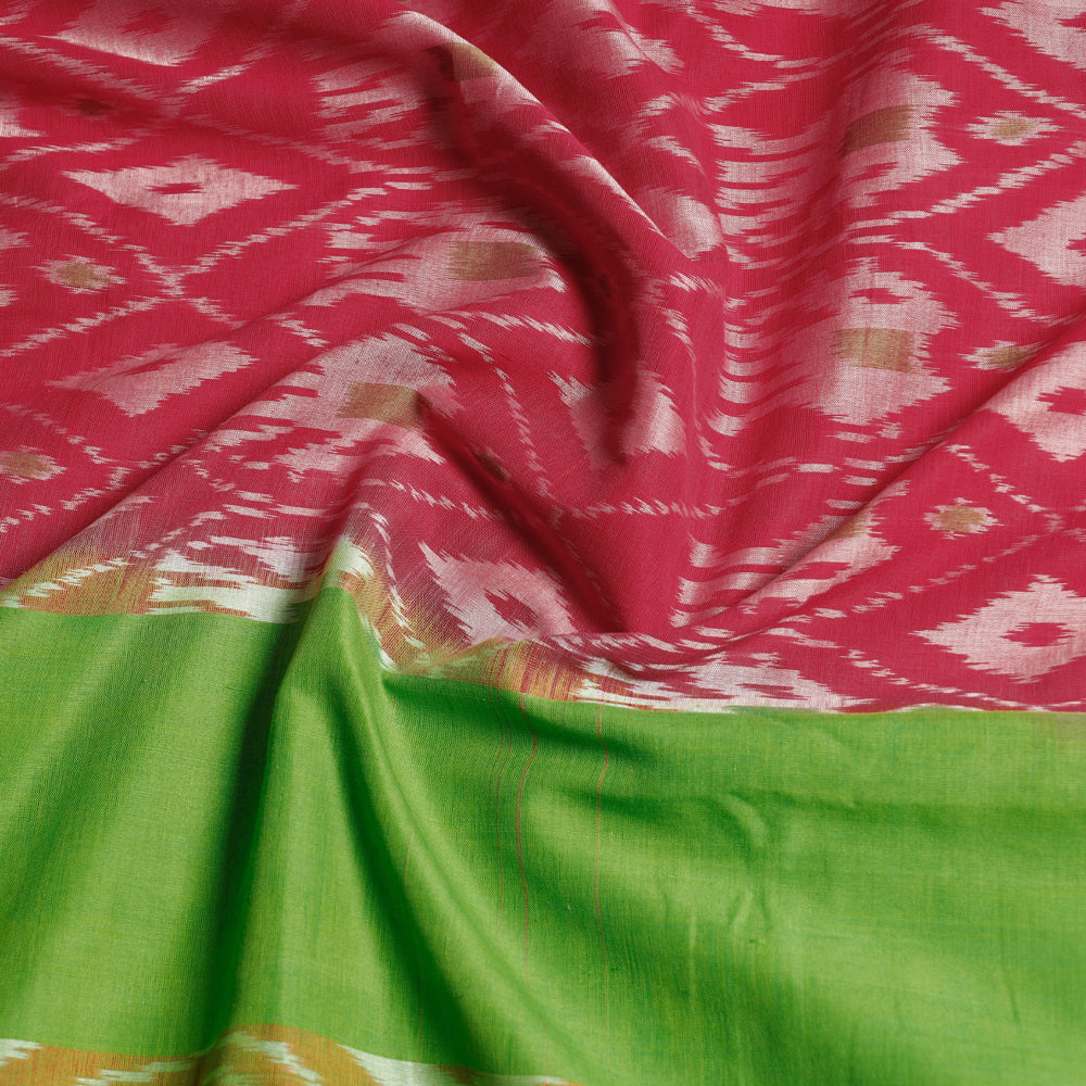 Pochampally Woven Ikat Handloom Pure Cotton Saree