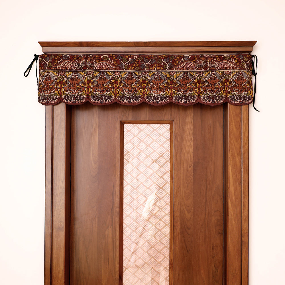 Handpainted Kalamkari Ashtalakshmi Toran (11 x 46 in)