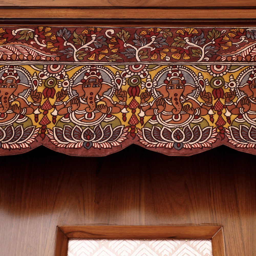 Handpainted Kalamkari Ashtalakshmi Toran (11 x 46 in)