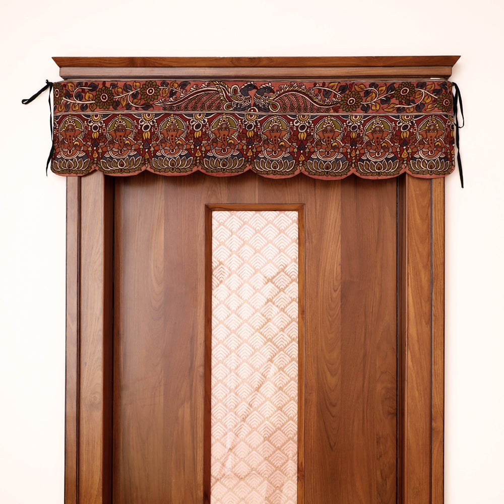 Handpainted Kalamkari Ashtalakshmi Toran (11 x 46 in)