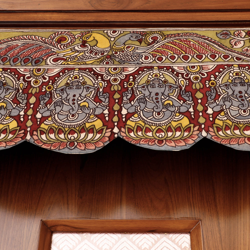 Handpainted Kalamkari Ashtalakshmi Toran (11 x 46 in)
