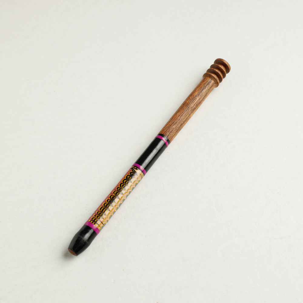 Handmade Lacquered Wooden Honey Serving Spoon