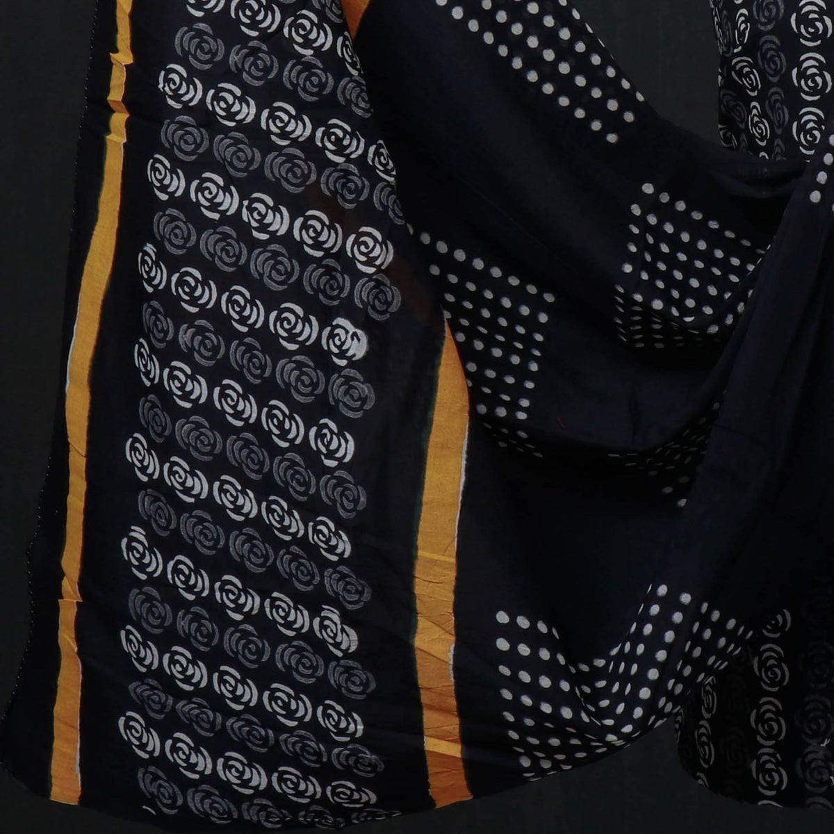 3pc Hand Block Printed Cotton Suit Material Set