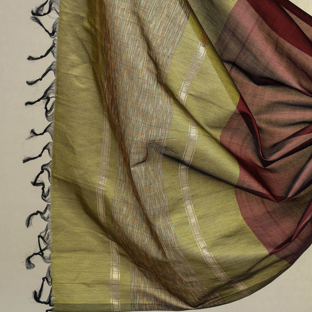 3pc Pochampally Ikat Silk Cotton Suit Material Set
