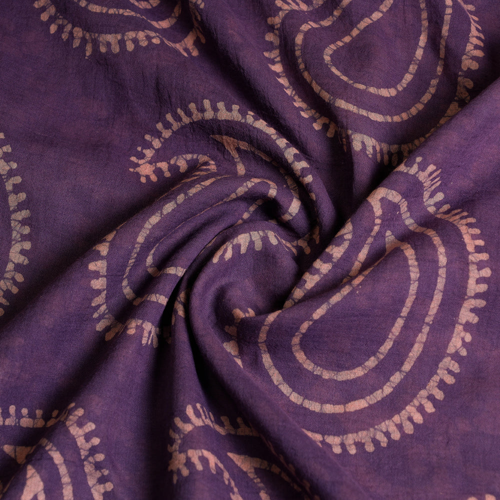 Hand Batik Printed Soft Cotton Saree with Blouse Piece