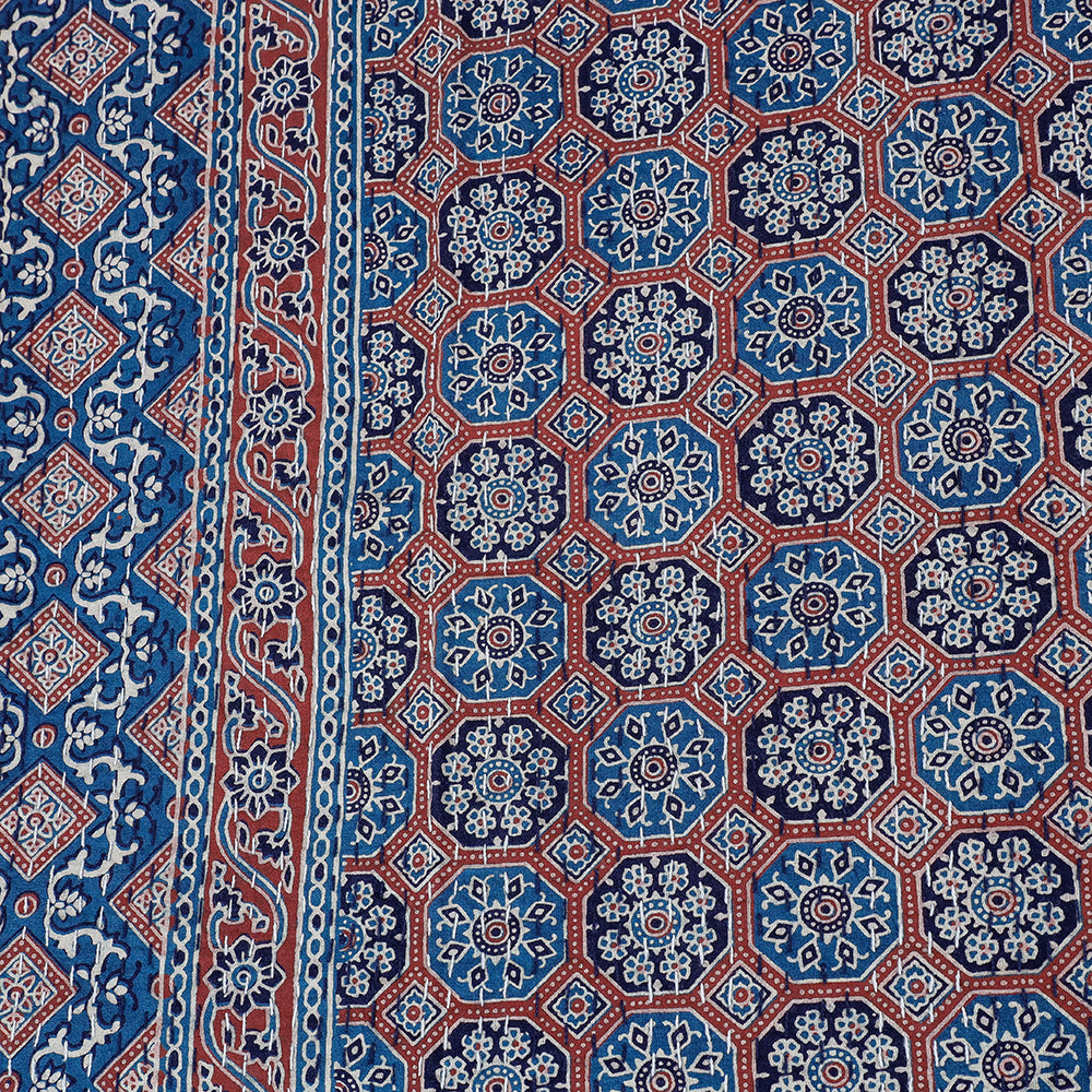 Printed Cotton Quilt / Gudri / Blanket (106 x 90 in)