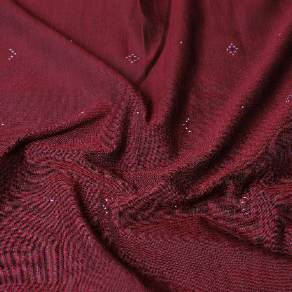 Tangaliya Work Handwoven Cotton Stole with Tassels