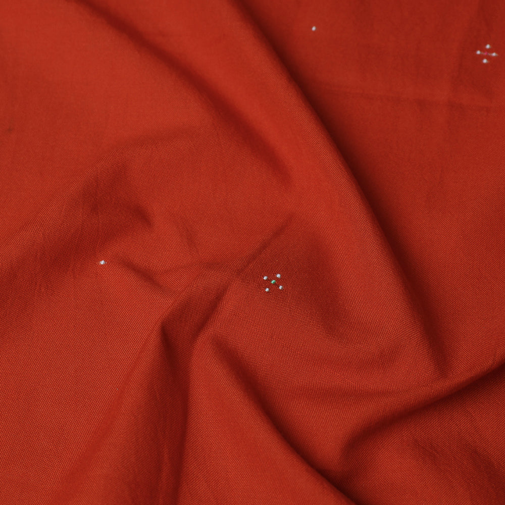 Tangaliya Work Handwoven Cotton Stole with Tassels