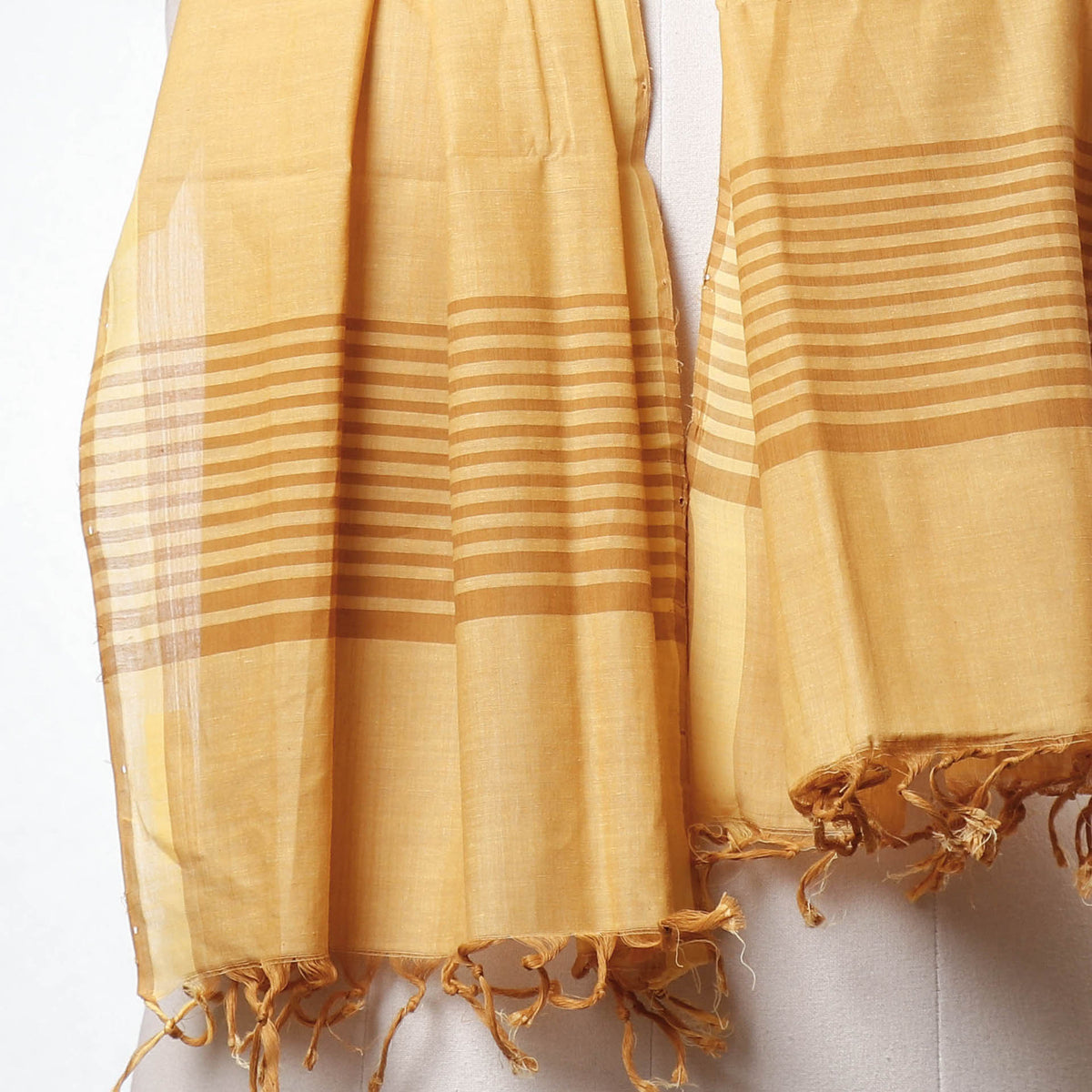 Mangalagiri Pure Handloom Cotton Stole with Tassels