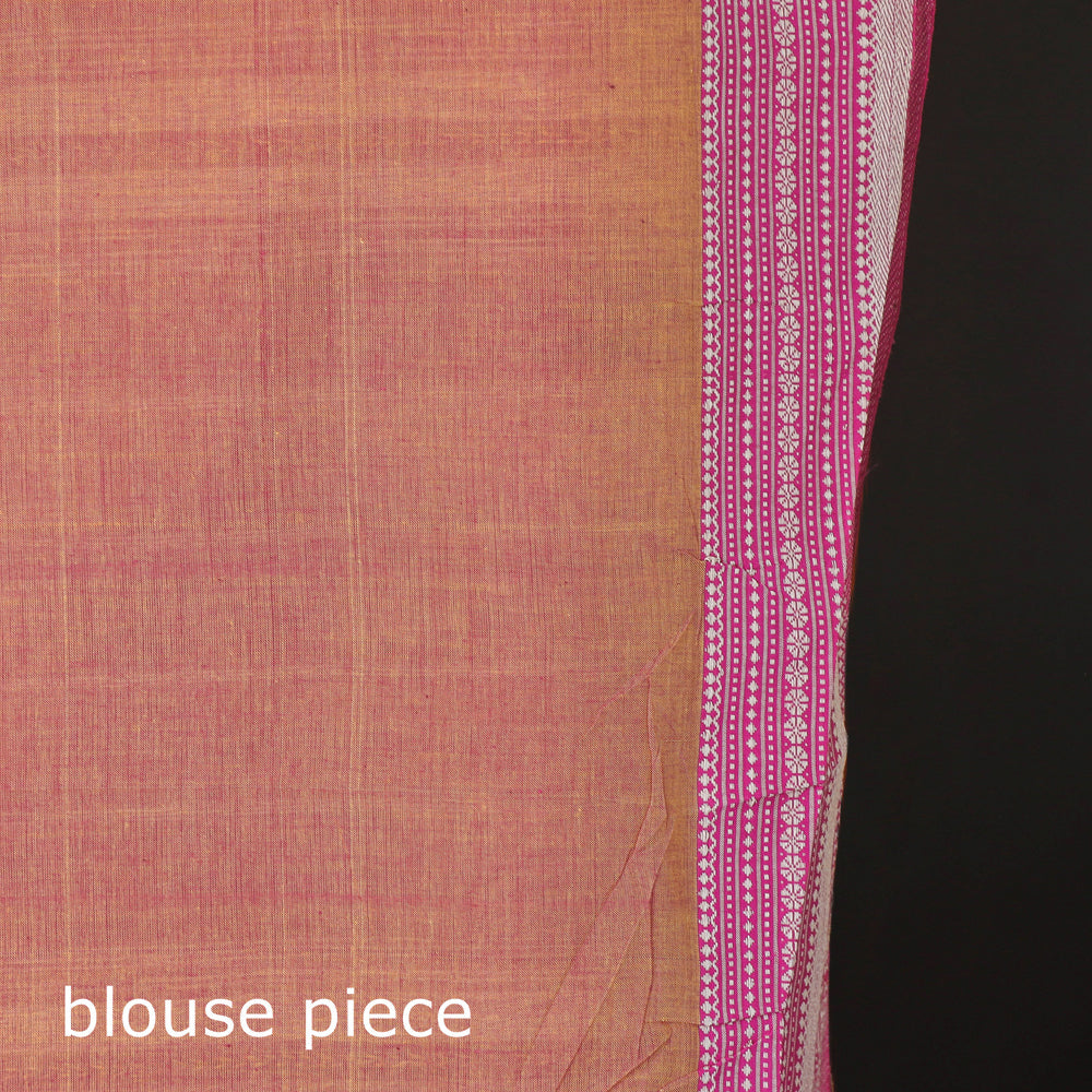 Mangalgiri Godavari Kalanjali Handloom Cotton Saree with Blouse by DAMA
