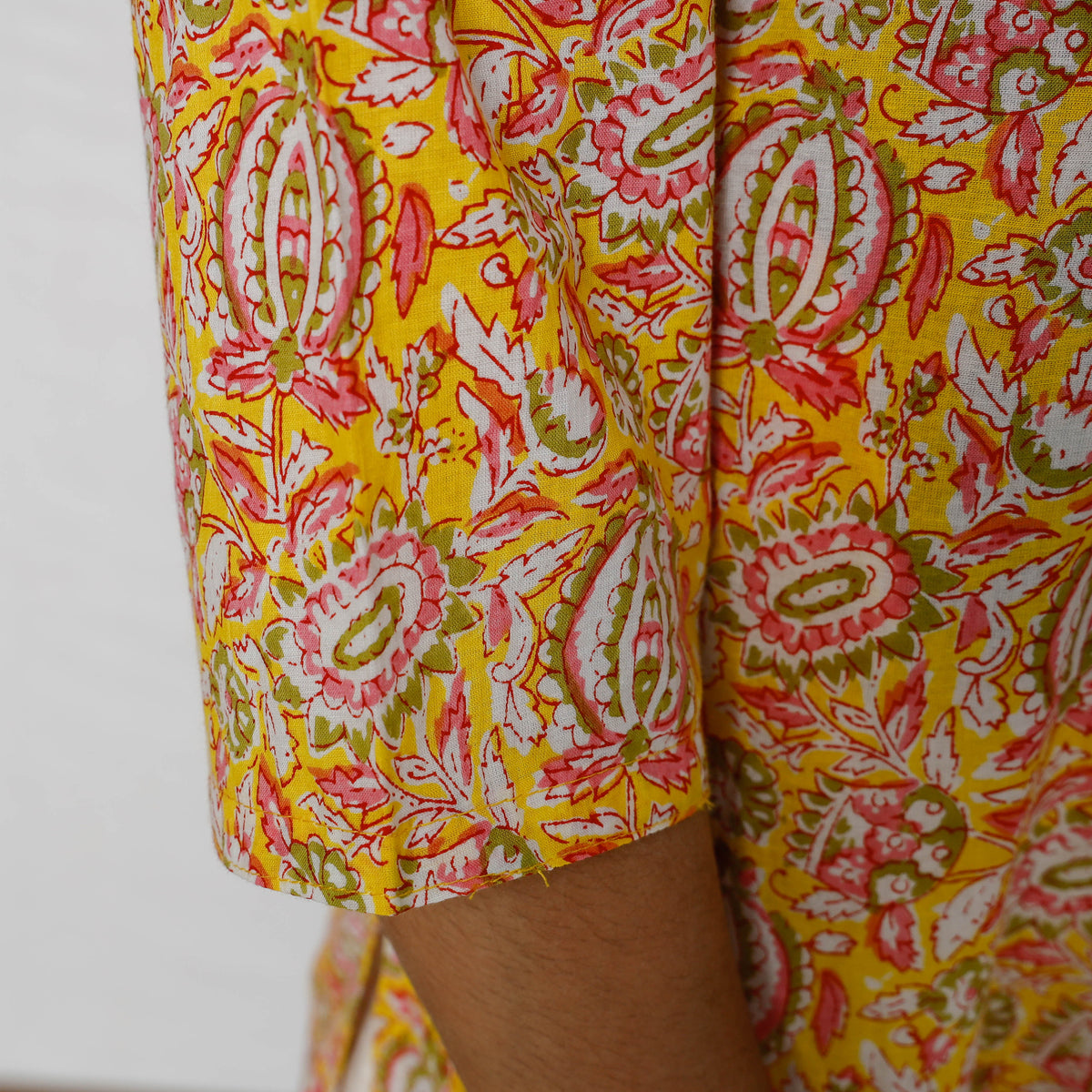 Sanganeri Block Printing Cotton Long Kurta