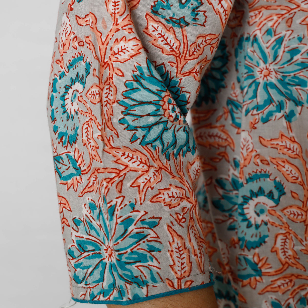 Sanganeri Block Printing Cotton Long Kurti
