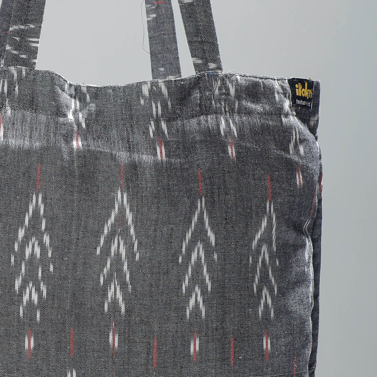 Pochampally Ikat Weave Cotton Jhola Bag