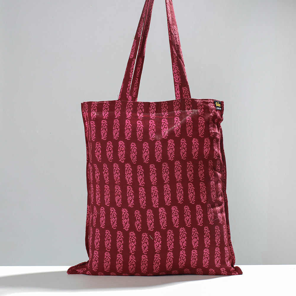 Bagh Block Printing Cotton Jhola Bag