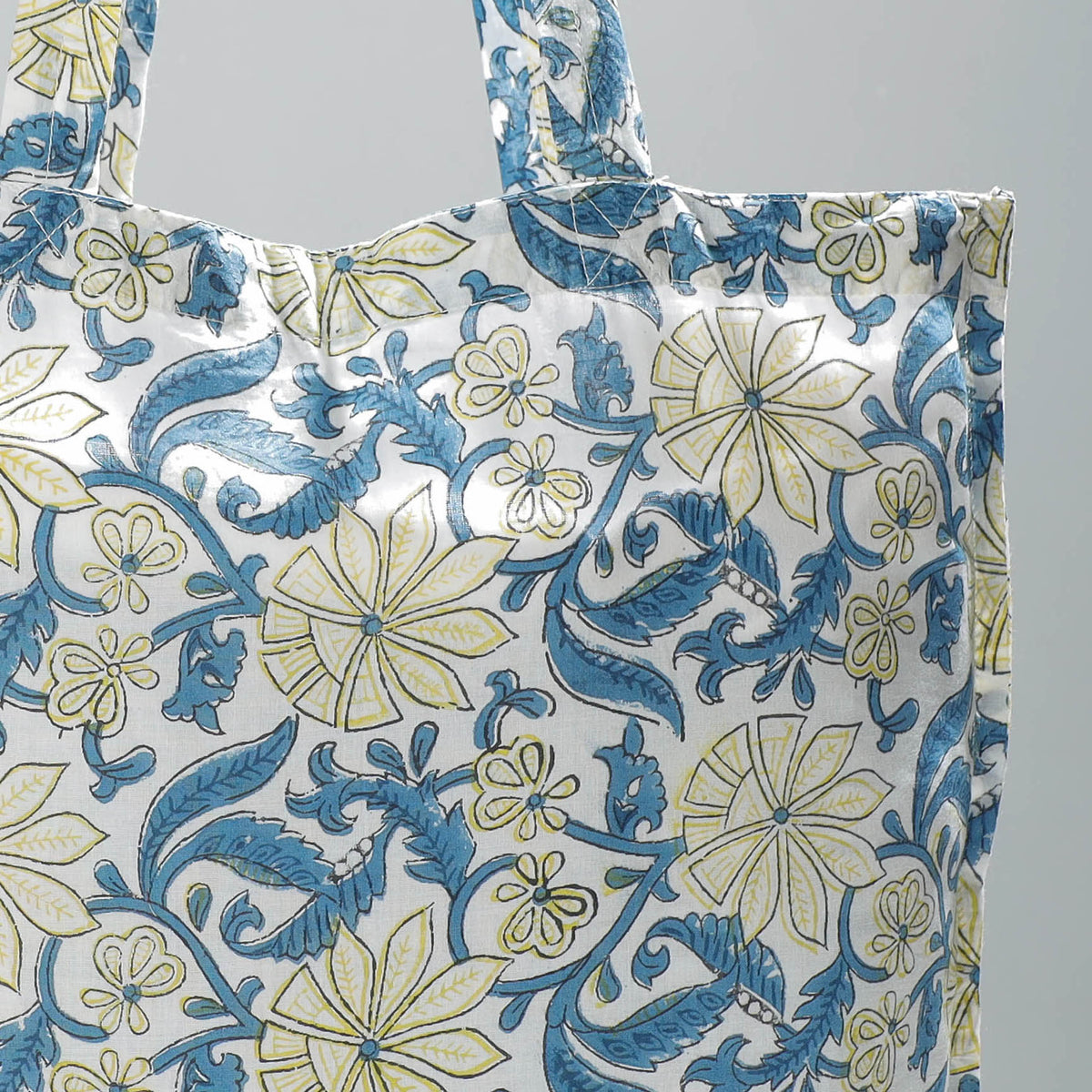Sanganeri Block Printing Cotton Jhola Bag
