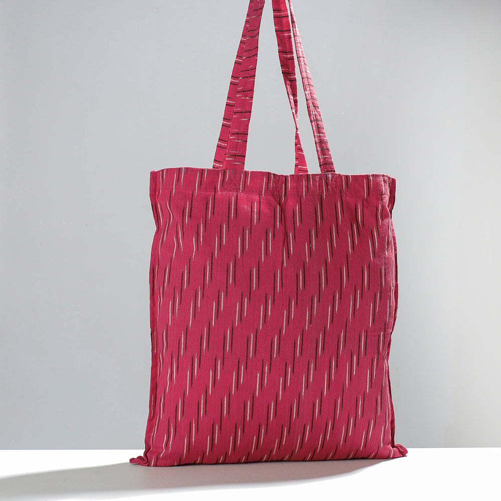 Pochampally Ikat Weave Cotton Jhola Bag