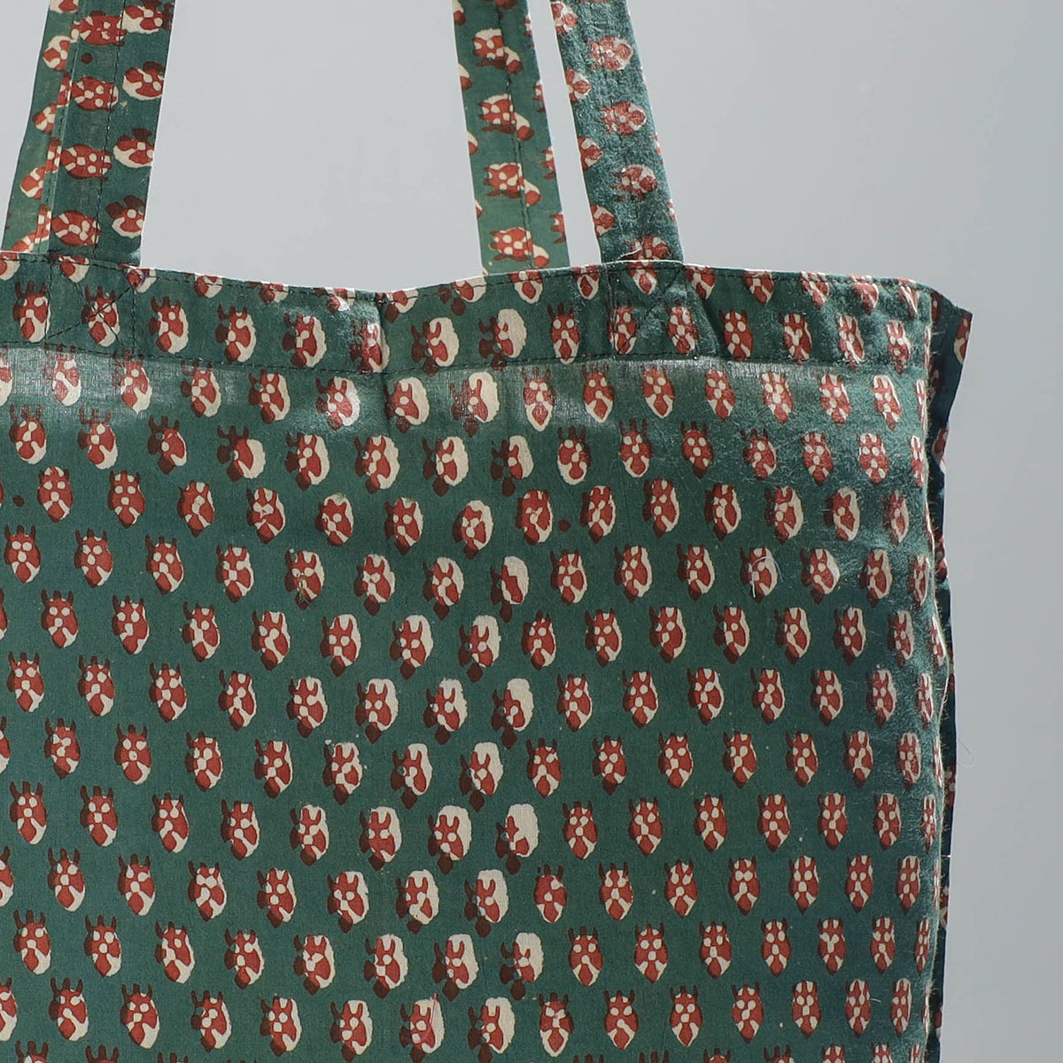 Bagru Dabu Block Printing Cotton Jhola Bag