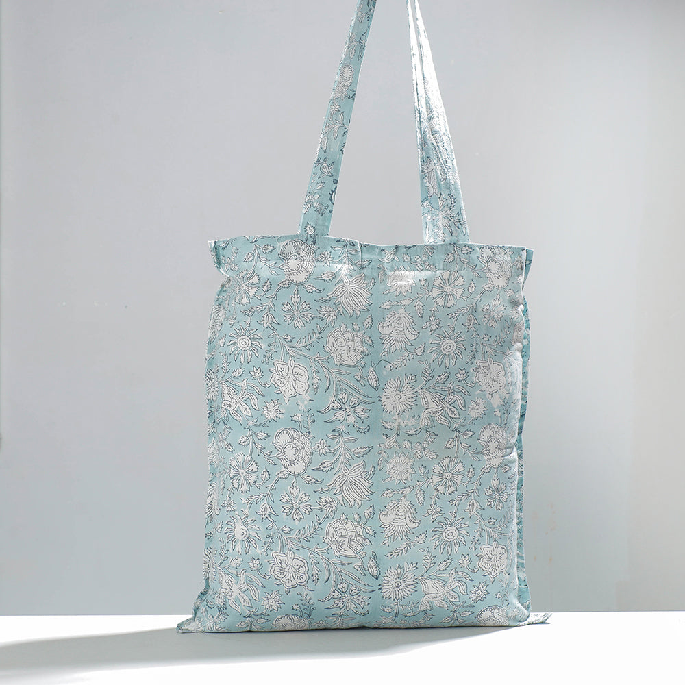 Sanganeri Block Printing Cotton Jhola Bag