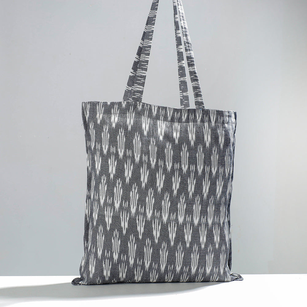Pochampally Ikat Weave Cotton Jhola Bag