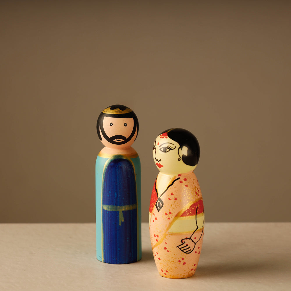 Handmade wooden dolls discount