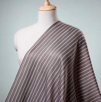 Pure Handloom Mashru Silk Cotton Fabric by Khamir