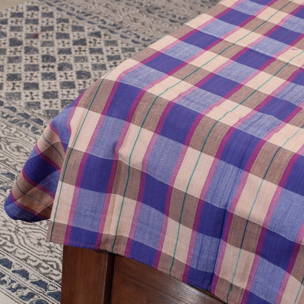 Mangalagiri Handloom Cotton Single Bedcover (86 x 58 in)