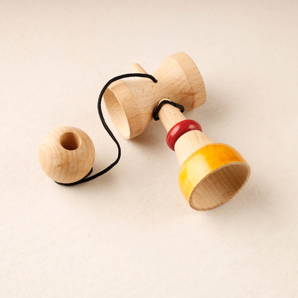 Cup &amp; Ball - Channapatna Handmade Wooden Toy