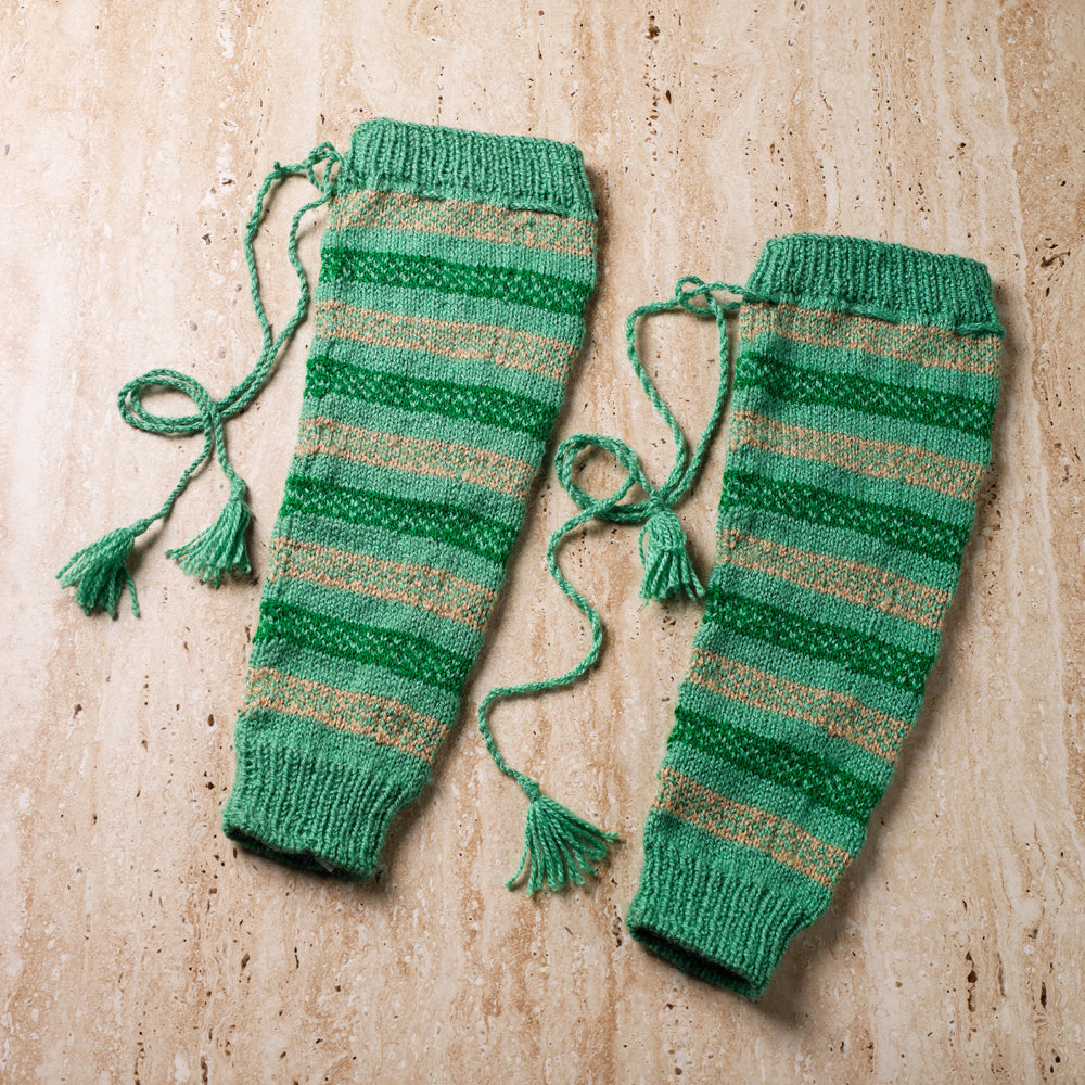 Kumaun Hand Knitted Woolen Leg Warmer