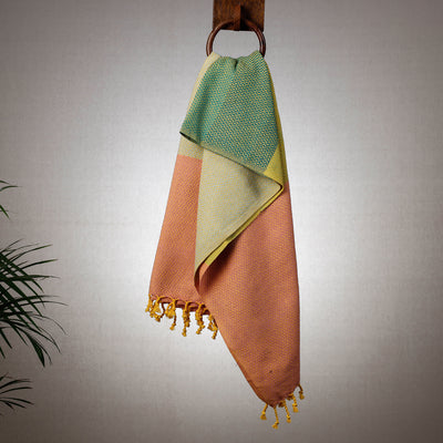 Pure Handloom Cotton Towel from Bijnor by Nizam