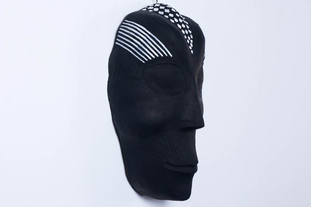 Tribal Man - Traditional West Bengal Chhau Face Papier Mache