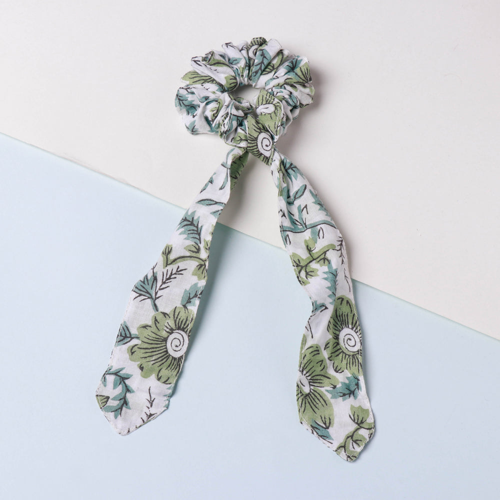 Handmade Cotton Elastic Hair Rubber Bands/Scrunchie Ties