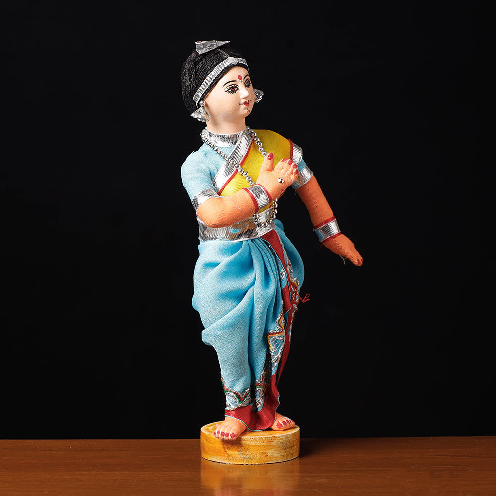 Traditional Handmade Odissi Dancing Doll
