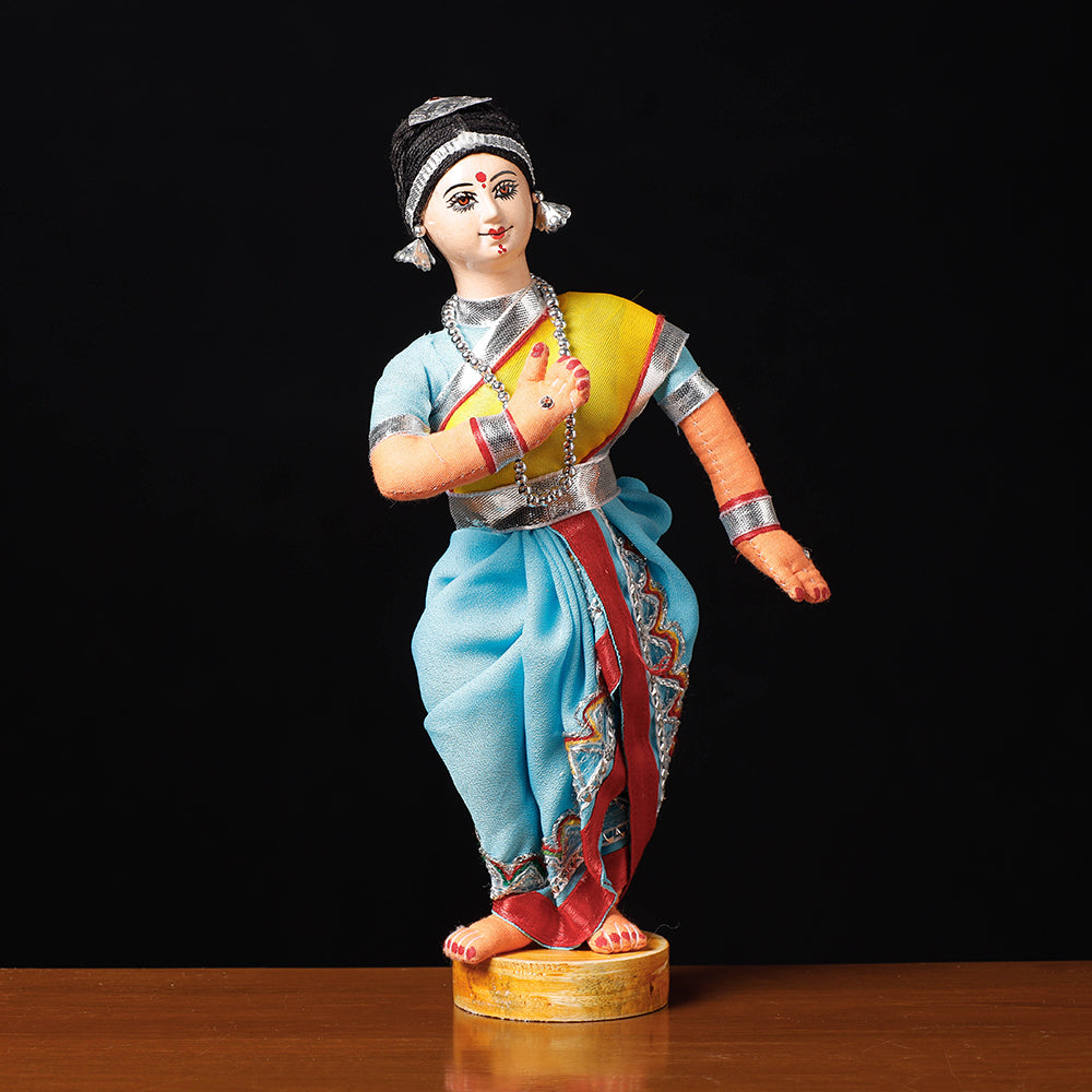 Traditional Handmade Odissi Dancing Doll