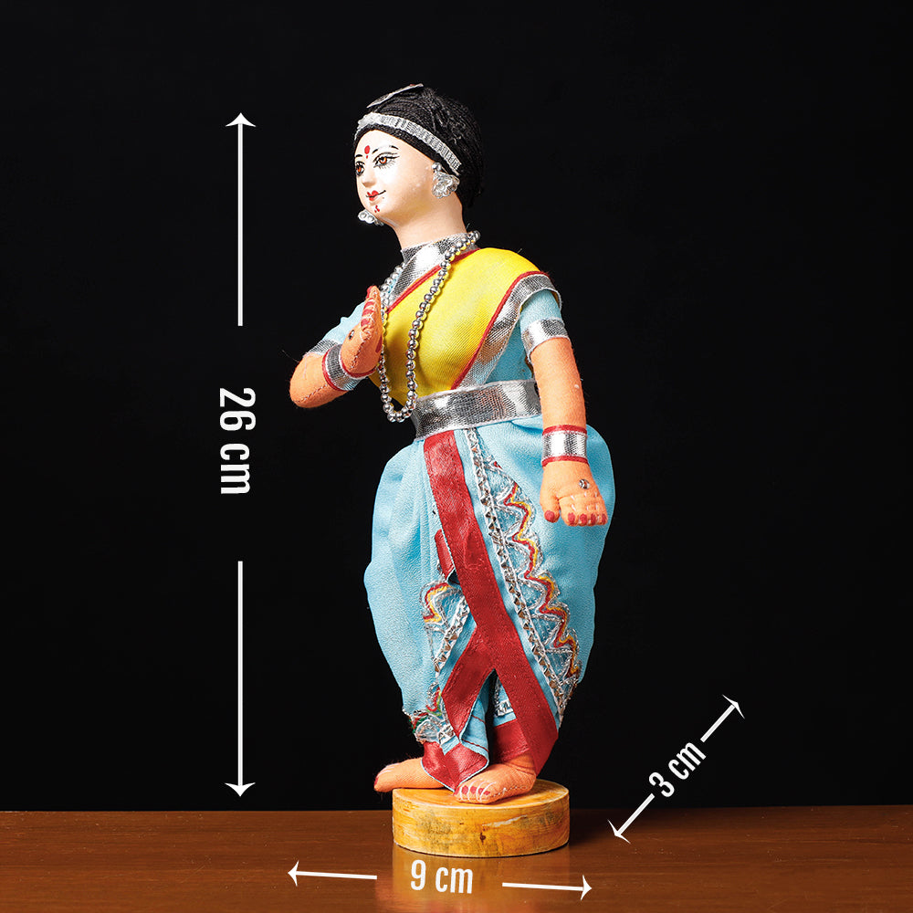 Traditional Handmade Odissi Dancing Doll