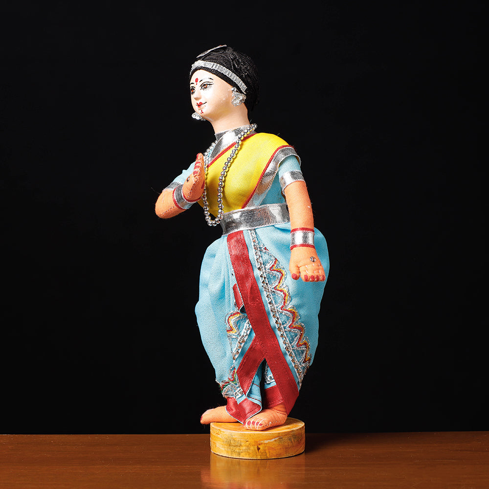 Traditional Handmade Odissi Dancing Doll